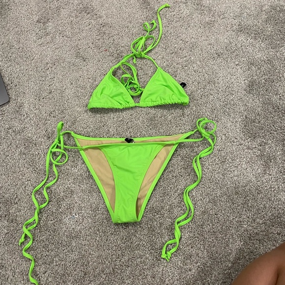 Fashion Nova Swim Fashionnova Lime Green Swim Poshmark